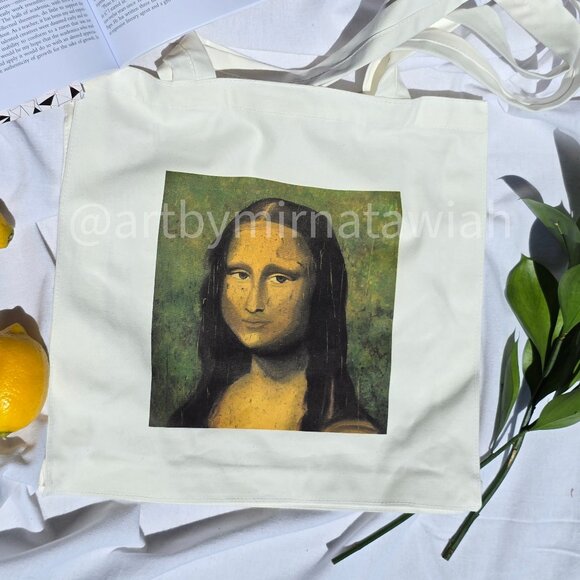 Tote Bag with Original Artwork – Reusable Canvas Tote – Artist-Designed Bag - Picture 1 of 6